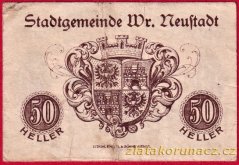 Wiener Neustadt - 50 haléřů - 1920
