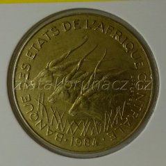 Afrika - Centrální - 10 franc 1984