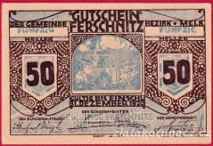 Ferschnitz - 50 haléřů - 1920