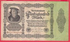 Německo - 50.000 mark 19.11.1922 - série B