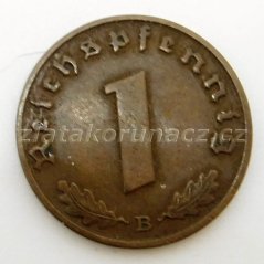 Německo - 1 Reichspfennig 1938 B