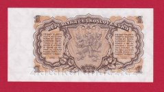 1 Kčs 1953 AA - ruský číslovač