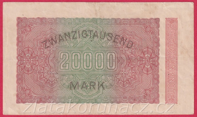 Německo - 20.000 mark 20.2.1923 - série K-XB