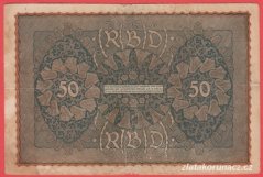 Německo - 50 mark 24.6.1919 - série RHa-pořadí 1