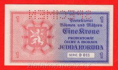 1 koruna 1940 D 011 Perf.