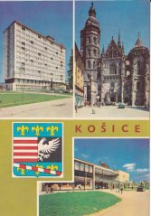 Košice - znak, dóm, hotel