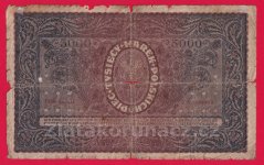 Polsko - 5000 Marek 1920 - Série III., 2 písmena