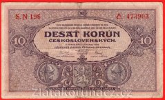 10 korun 1927  s.N 196