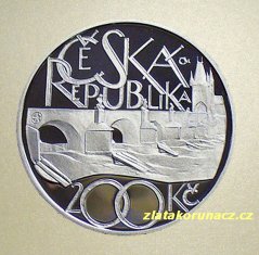 2007 - 200Kč Karlův most Standard