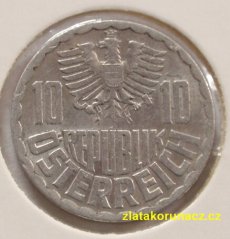 Rakousko - 10 groschen 1971