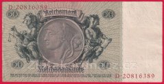 Německo - 50 Reichsmark 30.3.1933 - série D-L,8 m.č.