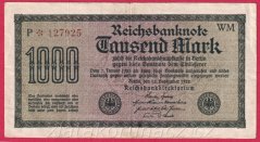 Německo - 1000 mark 15.9.1922 - série P-WM