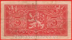 5 Kčs 1949 A 5