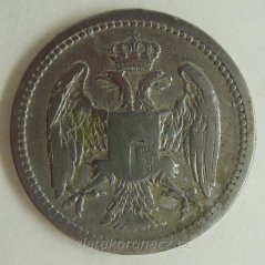 Srbsko - 10 para 1884 H