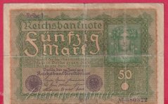 Německo - 50 mark 24.6.1919 - série MGa-pořadí 1