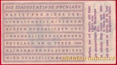 Pöchlarn - 20 haléřů - 1920