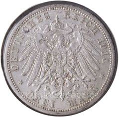 Německo - Prusko - 3 marka 1914 A