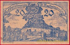 St. Magdalena - 20 haléřů - 1920
