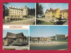 Kežmarok - hotel, kostel, nákupní středisko