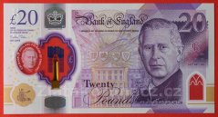 Anglie - 20 Pounds 2023