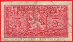 5 Kčs 1949 A 37