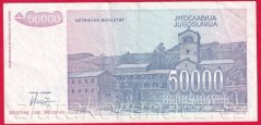 Jugoslávie - 50.000 Dinara 1993