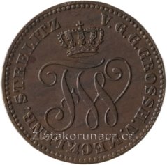 Mecklenburg - Strelitz - 2 pfennige 1872 B