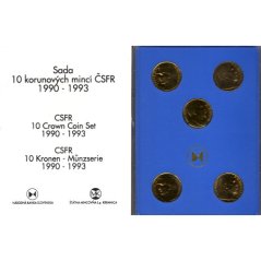 sada 1993- etue- 10Kčs Masaryk Štefánik, Rašín
