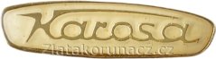 Karosa oválný bílý