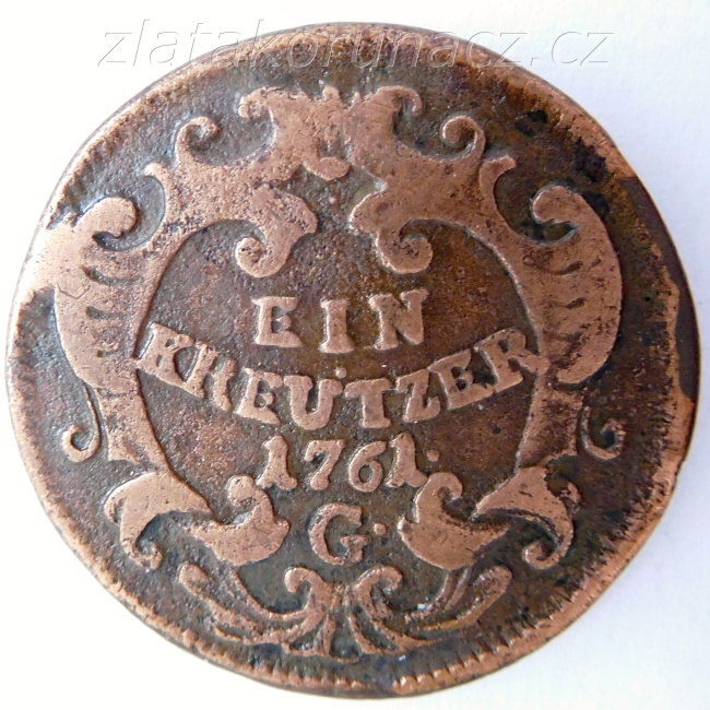 1 Krejcar 1761 G