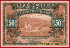 Pressbaum - 50 haléřů - 1920