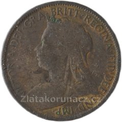 Anglie - 1/2 penny 1900