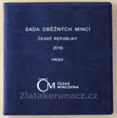 Sada mincí  2016 Proof - Semišová