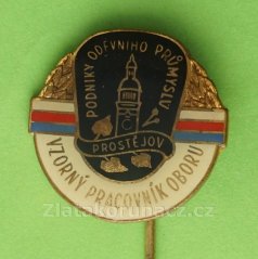 Vzorný pracovník oboru - Podniky oděvního průmyslu Prostějov