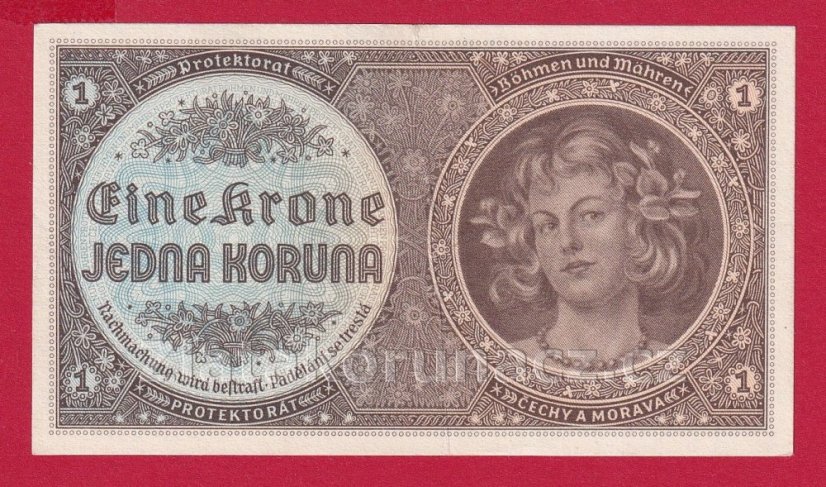 1 koruna 1940 B 037