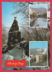 Karlovy Vary - Jelení skok, říčka Teplá, sanatoria
