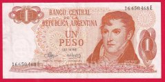 Argentina - 1 Peso 1973 E
