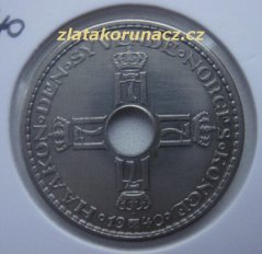 Norsko - 1 krone 1940