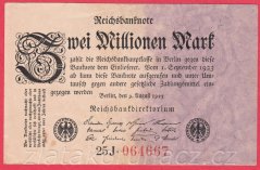 Německo - 2.000.000 mark 9.8.1923 - série 25 J