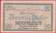 Ranshofen - 20 haléřů - 1920