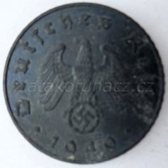 Německo - 5 Reichspfennig 1940 J