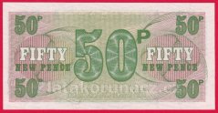 Anglie - 50 New Pence 1972 British Armed Forces - 6. série