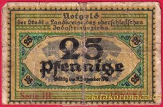 Oberschlesischen - 25 pfennig - 1919