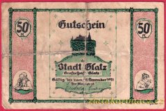Glatz - 50 pfennig - 1921