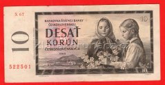 Československo - 10 korún 1960 X 67