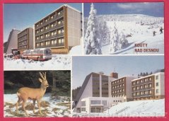 Jeseníky - Kouty nad Desnou - Účelové zařízení ČEZv zimě