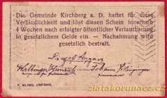 Kirchberg - 50 haléřů - 1920