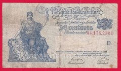 Argentina - 50 Centavos 1946-1947 D