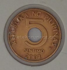 Filipíny - 5 sentimos 2001