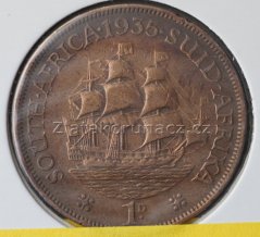 Afrika jižní (Jihoafrická rep.) - 1 penny 1935